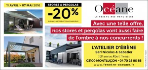 Opération STORES & PERGOLAS du 11 avril au 07 mai 2016